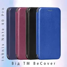 Чохол-книжка BeCover Exclusive для Infinix Note 40 Pro (X6851) Blue (712220) - мініатюра 5