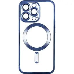 Чохол Metallic Full Camera Magsafe Apple iPhone 15 Pro Max Blue