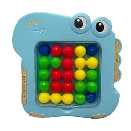 Настільна гра-головоломка "Динозавр" Bambi 1139 ігрове поле та 6 деталей синій