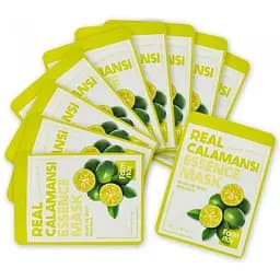 Маска для обличчя FarmStay Real Calamansi Essence Mask з екстрактом каламансі 23 мл - мініатюра 4