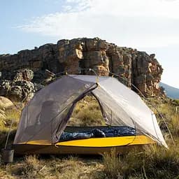 Двомісний легкий намет з футпринтом Naturehike Mongar NH17T007-M 20D (Сірий) - мініатюра 3