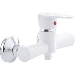 Змішувач для душу Plamix VEGA-003 без шлангу та лійки Білий ((PM0575)