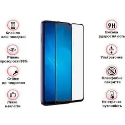 Захисне скло BeCover для Tecno Spark Go 2022 (KG5m) Black (708165) - мініатюра 2