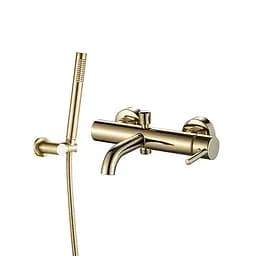 Смеситель для ванны VBI Milano gold настенный VBI-050106GL Золотой