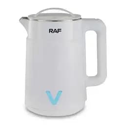 Электрочайник RAF R.7801 из нержавеющей стали дисковый чайник 2,5л 2000 Вт Белый