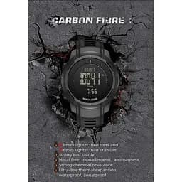 Годинник чоловічий наручний North Edge Vertico з компасом (Чорні) - мініатюра 6