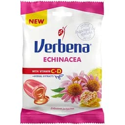 Льодяники Verbena з ехінацеєю, медом, лимоном та вітамінами C і D