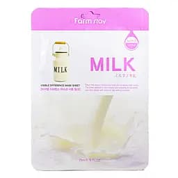 Тканевая маска для лица FarmStay Milk увлажняющая 23 мл