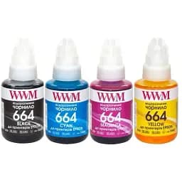 Комплект чорнил WWM для Epson L110/L210/L300 4х140г B/C/M/Y (E664SET4)