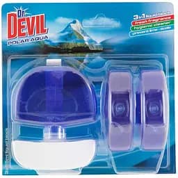 Туалетний блок для унітазу Dr.Devil Полярна вода, 3 шт. по 55 мл