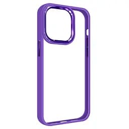 Чехол для Apple iPhone 13 Pro, Unit, фиолетовый, прозрачный противоударный чехол-накладка из TPU и поликарбоната (PC), с защитными бортиками, защита всего корпуса от ударов и царапин, ArmorStandart (ARM62494) - мініатюра 2