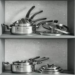 Tefal Сотейник Tefal Excellence+, з кришкою, 26см, нержавіюча сталь, скло, бакеліт, чорний - мініатюра 7
