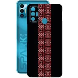 Захисна плівка StatusSKIN для Tecno Spark 7T Корпус Вініл Вишиванка 2 - мініатюра 1