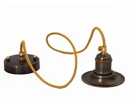 Підвіс латунний Small hat, PikArt арт. 954 Зелений - мініатюра 2