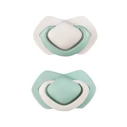 Силіконова симетрична пустушка Canpol babies Pure Color, бежевий, 0-6 міс., 2 шт. (22/644_bei)