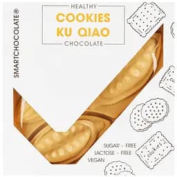 Шоколад SmartChocolate Cookies Ku Qiao без цукру 70 г (935120)