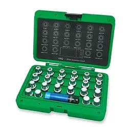 Комплект головок для демонтажа секретных болтов VW 23 шт. Toptul hoz0009446