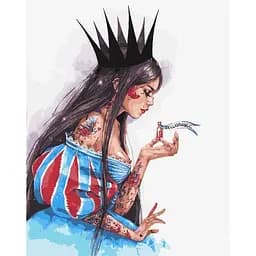 Картина по номерам Ideyka Опасная красота ©lesya_nedzelska_art KHO4969 40х50 см