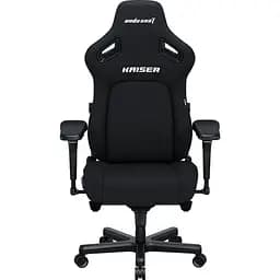 Крісло ігрове Anda Seat Kaiser 4 Size XL Black Linen Fabric (AD12YDDC-XLL-20-B-CF) - мініатюра 3