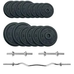 Набір штанга + гантелі металеві Newt Home Gym Set-W NE-M-W-SET-43 43 кг