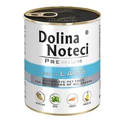 Консерва Dolina Noteci Premium 800г для собак з ягням, овочами та рисом