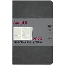 Щотижневик Axent 2026 Partner City Soft 125х195 см сірий (8521-26-06-A) - мініатюра 2
