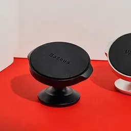 Тримач в машину Baseus Small Ears Series Magnetic Suction Bracket Vertical Type чорний (14522) - мініатюра 7