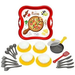 Набір посуду столовий "Піца" Tigres 39896 Червоний (2000990737083)