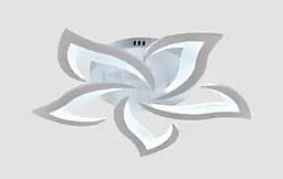 Люстра світлодіодна акрилова Valeso V L6069-5 WT для вітальні