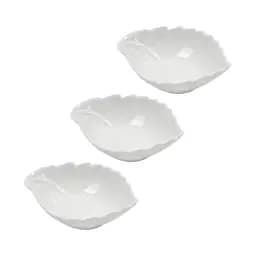 Набір соусників Stenson 3 шт 8 см бiлий порцеляна (88173386)