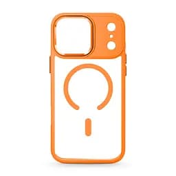 Чехол для Apple iPhone 17 Pro Max, Unit MagSafe, оранжевый, прозрачный, магсейф, противоударный, магнитный, панель-накладка с поддержкой MagSafe, с поддержкой беспроводной зарядки, TPU+PC, защита всего корпуса, ударостойкий, ArmorStandart (ARM86623)