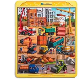 Тетріс великий Ubumblebees Будівельний майданчик PSD127 дерев'яний