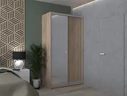 Шафа-купе Doros Сіті Лайт Дуб Cонома 1 ДСП / 1 Дзеркало 120х60х225 (42002035) - мініатюра 7