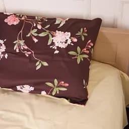Наволочка MirSon Сатин 22-1346 Stansie 45х45 см бежево-коричнева (2200006599869) - мініатюра 2