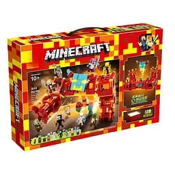 Конструктор Minecraft Огненный голем с LED-подсветкой на 849 деталей (6657)