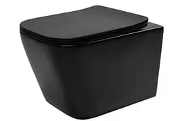 Подвесной унитаз Rea Julio black matt REA-C6550, Черный матовый