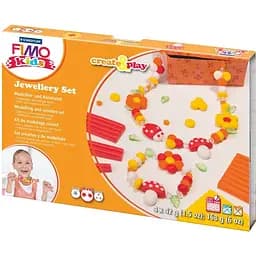 Набор для создания украшений Fimo kids "Цветы" 4цв 42г Fimo