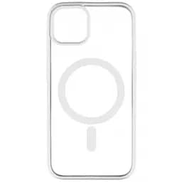 Чохол силіконовий iPhone 14 Plus WiWU Crystal Magnetic Phone Case with MagSafe, прозорий