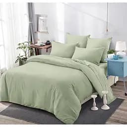 Комплект постільної білизни Soho Lounge One Olive Євро 200x230 см оливковий (A130194)