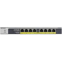 Коммутатор GS108LP 8xGE PoE, 60Вт, Неуправляемый NETGEAR teh0018180