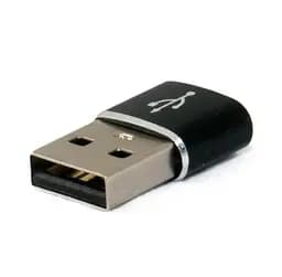 Переходник Type-C (F) - USB 2.0 (M), черный, Extradigital (KBU1813)