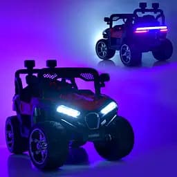 Дитячий електромобіль-джип Bambi M 4198EBLR-7 з музикою та світлом - мініатюра 11
