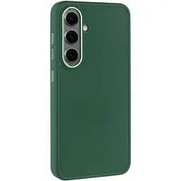 TPU чохол Bonbon Metal Style для Samsung Galaxy S23+ Зелений / Army green