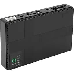 ДБЖ Voltronic UPS-18W DC1018P для роутерів/комутаторів/PON/POE-430, 5//9/12V, 1A, 10400MAh(4x2600MAh), Black, BOX
