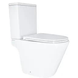 Унитаз-компакт Mixxus Bevel-0405-R 605x370x800 мм, Rimless MI6728, Белый