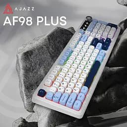 Клавіатура бездротова Ajazz AF98 PLUS White (AF98-PLUS-GB) - мініатюра 6