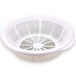 Форма сито для виготовлення домашнього сиру, творогу, бринзи на 2.5 кг сиру, Господар Білий 87843