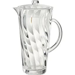 Графин J-line прозрачный с крышкой из пластика 2.4 л (54263)