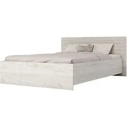 Ліжко двоспальне Еверест Соната-1400 140х200 см дуб крафт білий (EVR-2677)