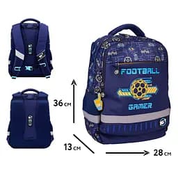 Рюкзак шкільний Yes Football Gamer S-52 Ergo - мініатюра 2